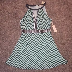 Black and Mint dress